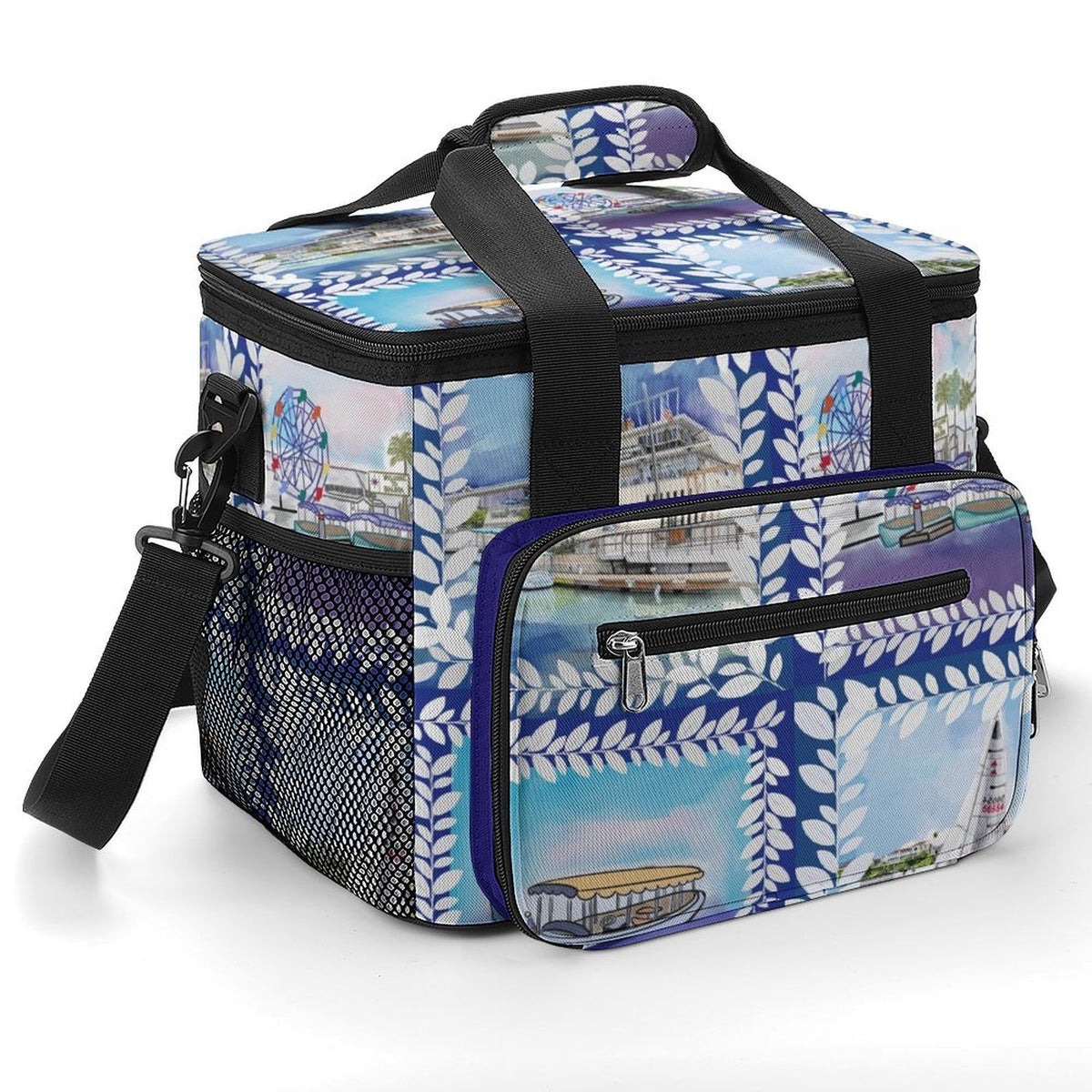 Custom Large Insulated Cooler Bag Thermal Tote With Shoulder