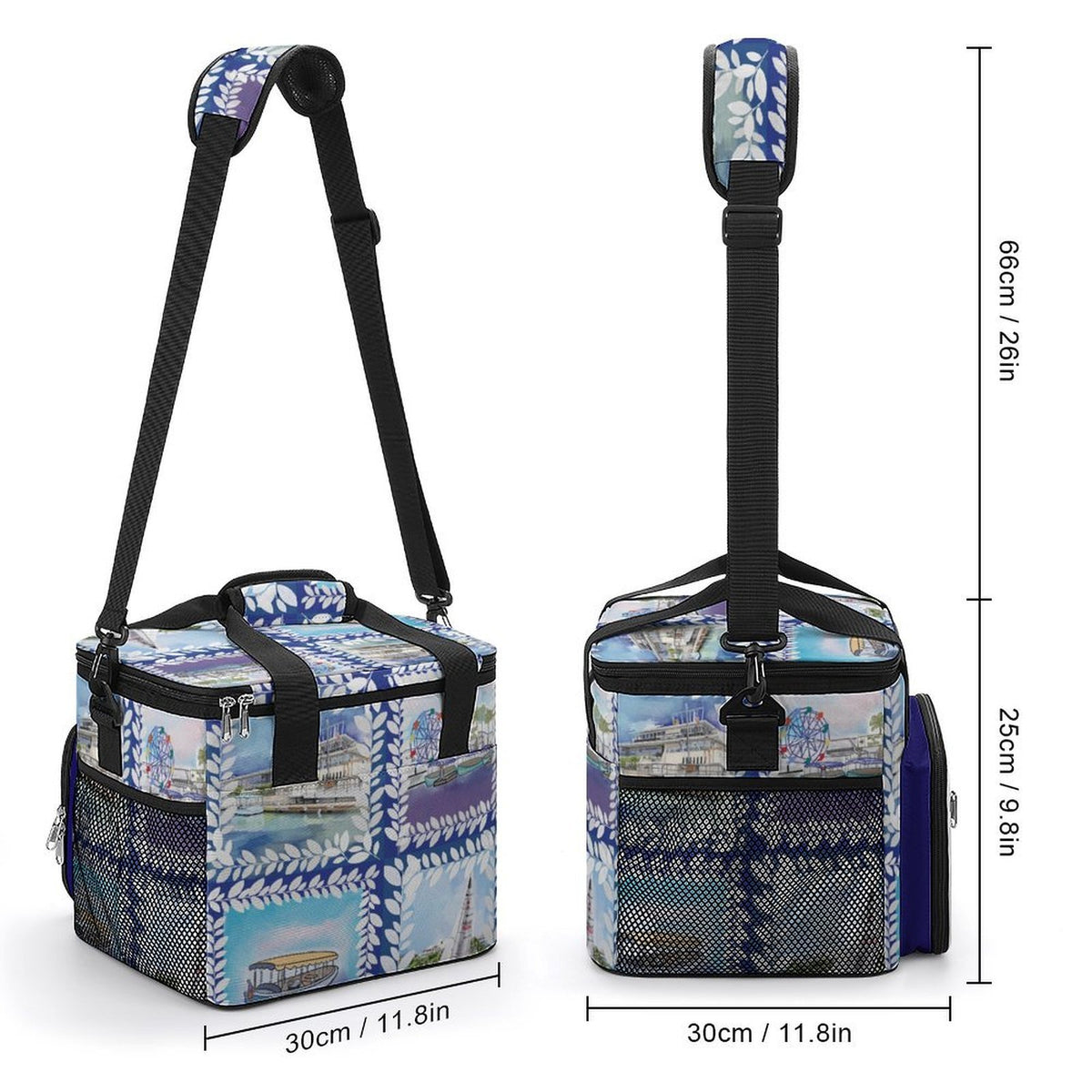 Custom Large Insulated Cooler Bag Thermal Tote With Shoulder