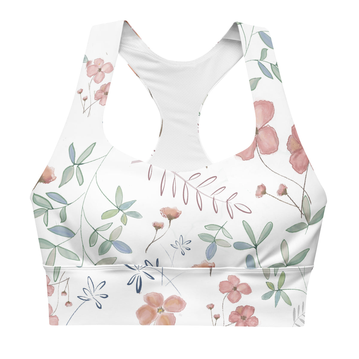 Longline sports bra